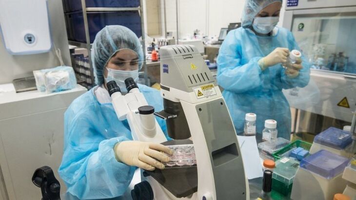 diagnostic de parasites dans le corps